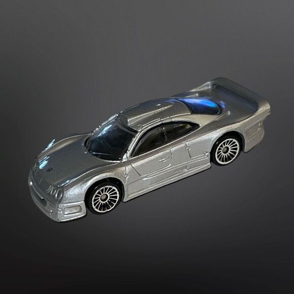 Maisto Silver Diecast Mercedes Benz CLK GTR Street Version Car 1:64 - Picture 1 of 6